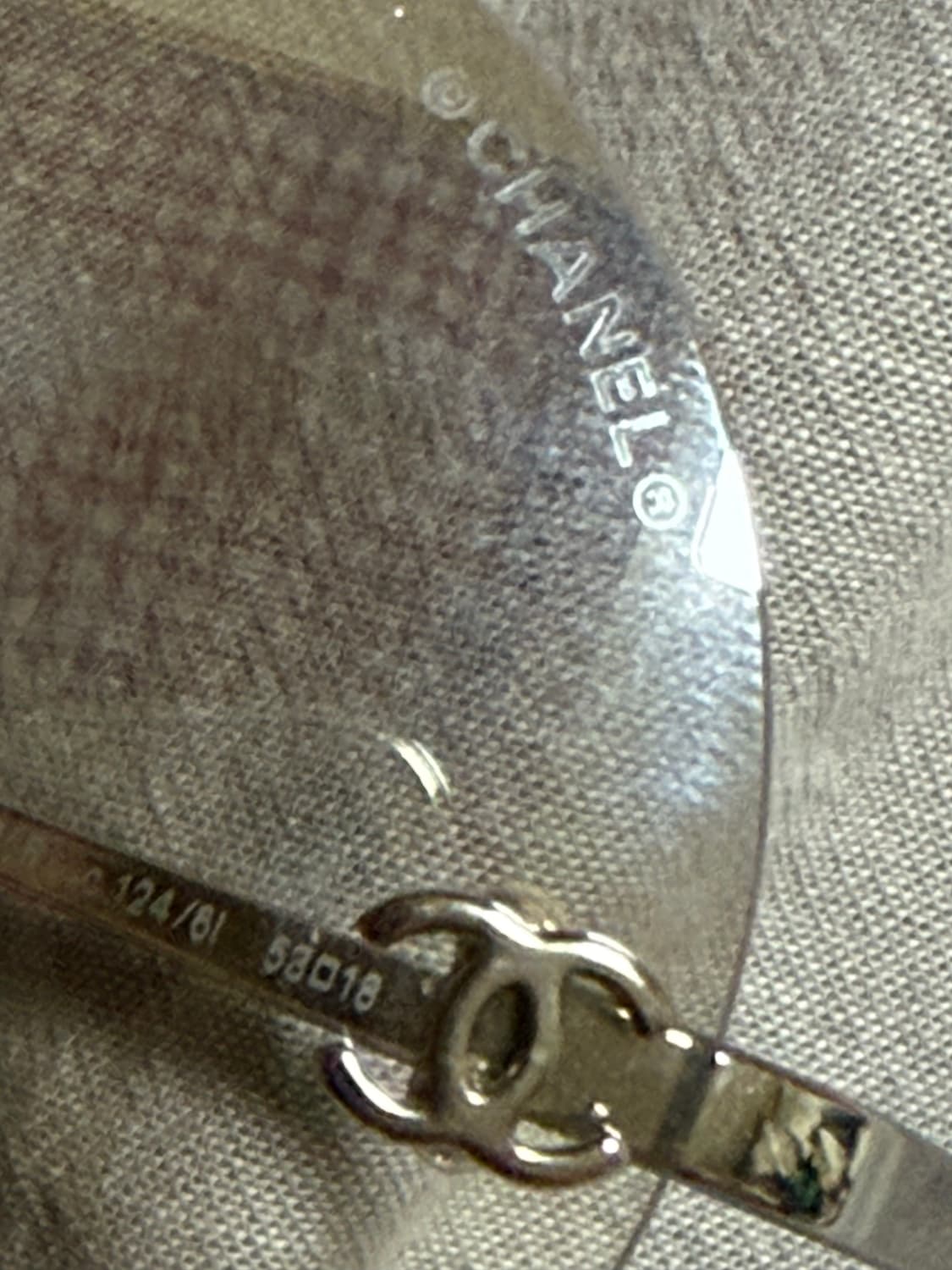 빈티지 샤넬 SHANEL 4056 라운드 무테 선글라스 상품이미지5