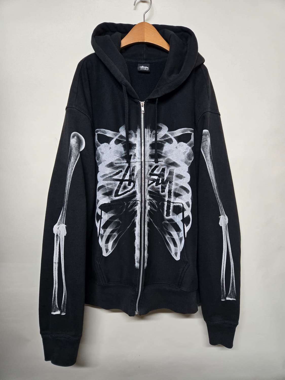 스투시  립 케이지 후드집업 XXL 상품이미지1