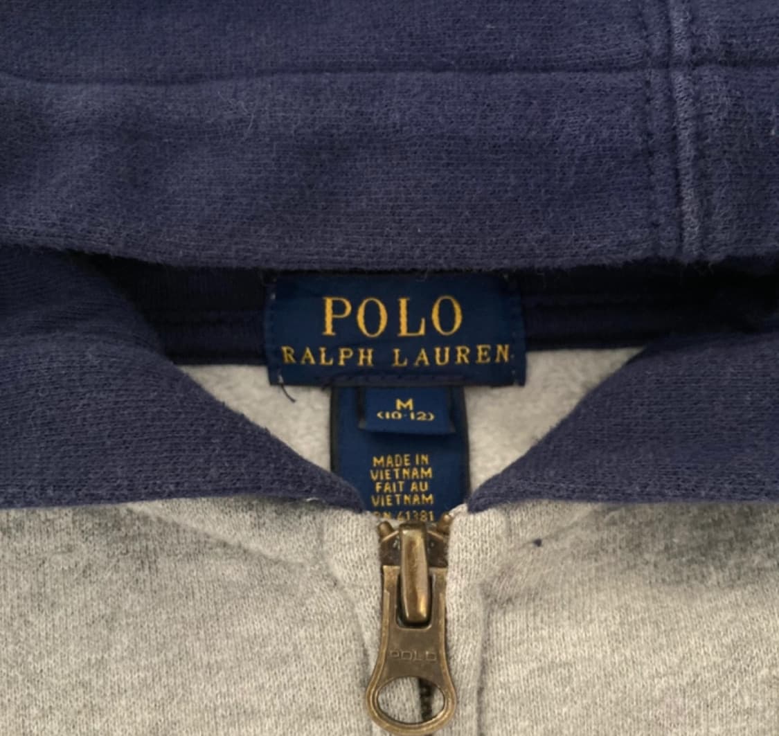 정품 폴로랄프로렌 빅포니 그레이 후드집업 상품이미지3