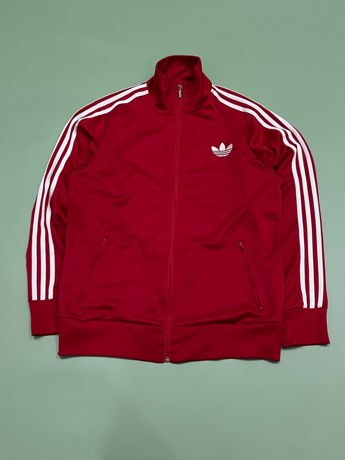 (XL) 아디다스 올드스쿨 구형 파이어버드 트랙탑 져지 레드 상품이미지2