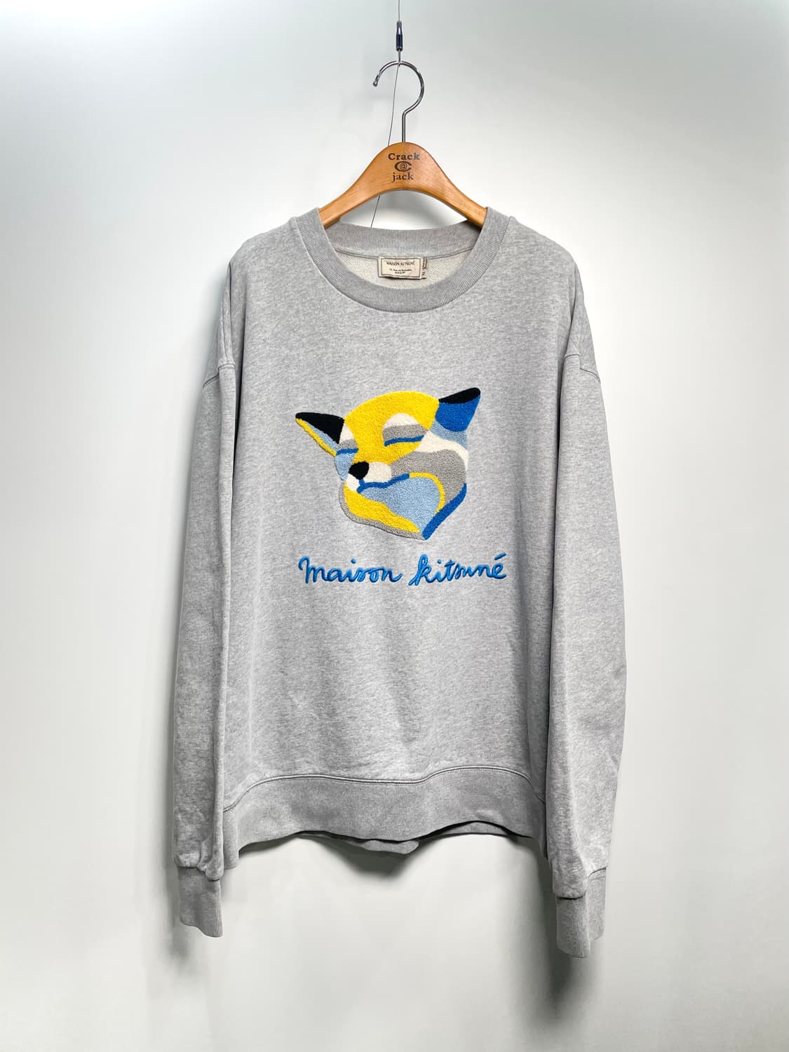 메종키츠네 폭스 빅헤드 맨투맨 스웻셔츠 상품이미지1