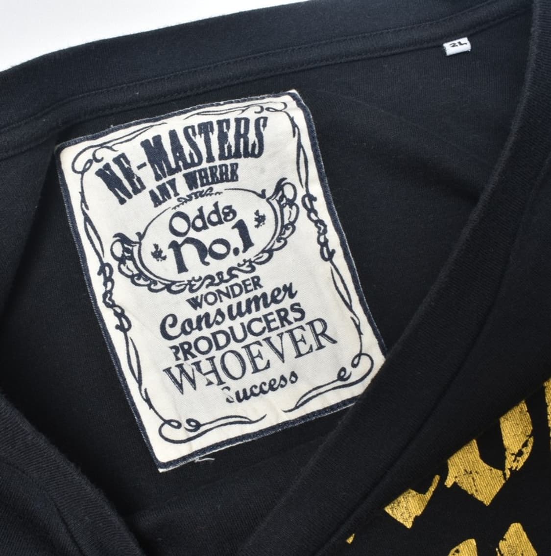 JPN 빈티지 구제 골드 긴팔 롱 슬리브 티셔츠 2L M25052712  상품이미지4