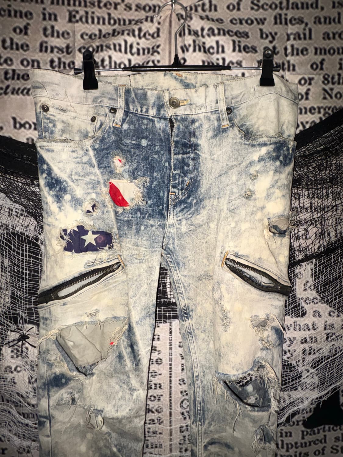 LGB Tie Dye American Flag Detail Pants  상품이미지6