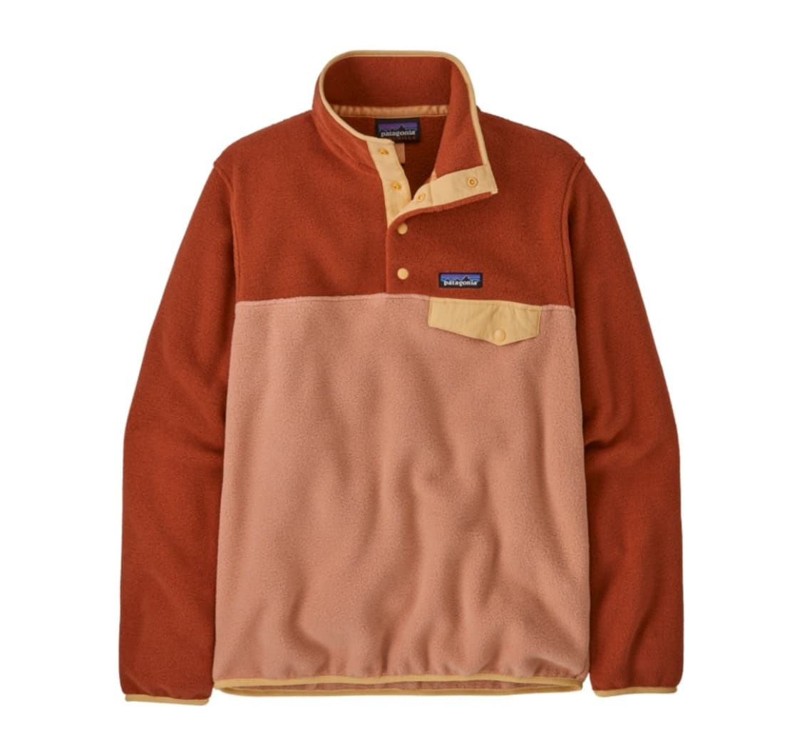 (W) 파타고니아 라이트웨이트 신칠라 스냅-T 플리스 풀오버 테라 핑크  상품이미지1