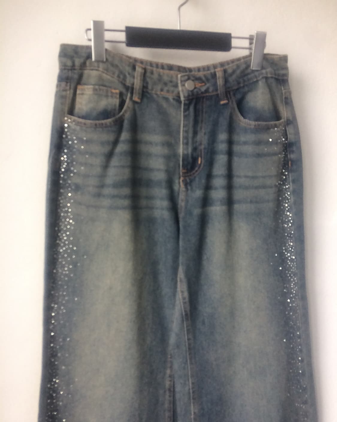 Cubic point denim wide patns 상품이미지2