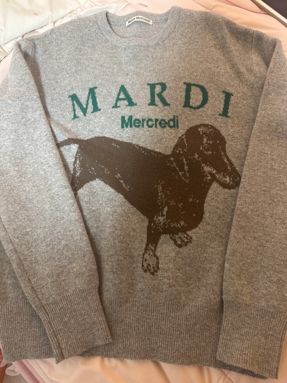 마르디메크르디 캐시미어 닥스훈트 니트 상품이미지1