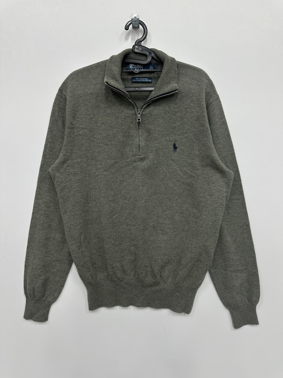폴로 그레이 니트 반집업  상품이미지1