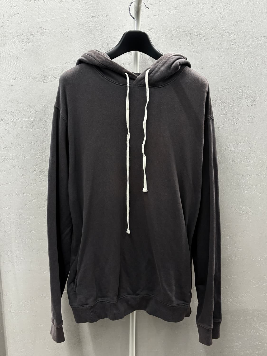 올세인츠 무지 후드티 그레이 XL  상품이미지2