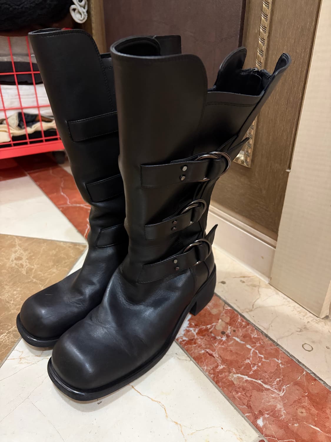 이크닉 000 3-buckle biker boots 부츠 상품이미지7