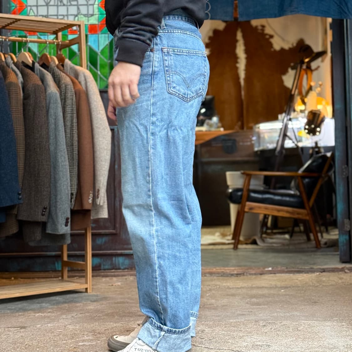 00’s 리바이스 550 릴렉스핏 데님 팬츠 34 상품이미지8