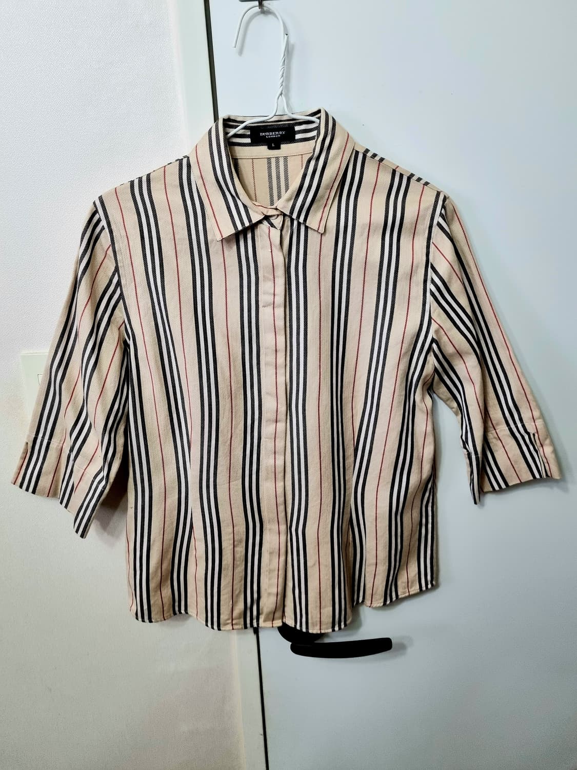 버버리정품 칠부소매 남방 상품이미지1