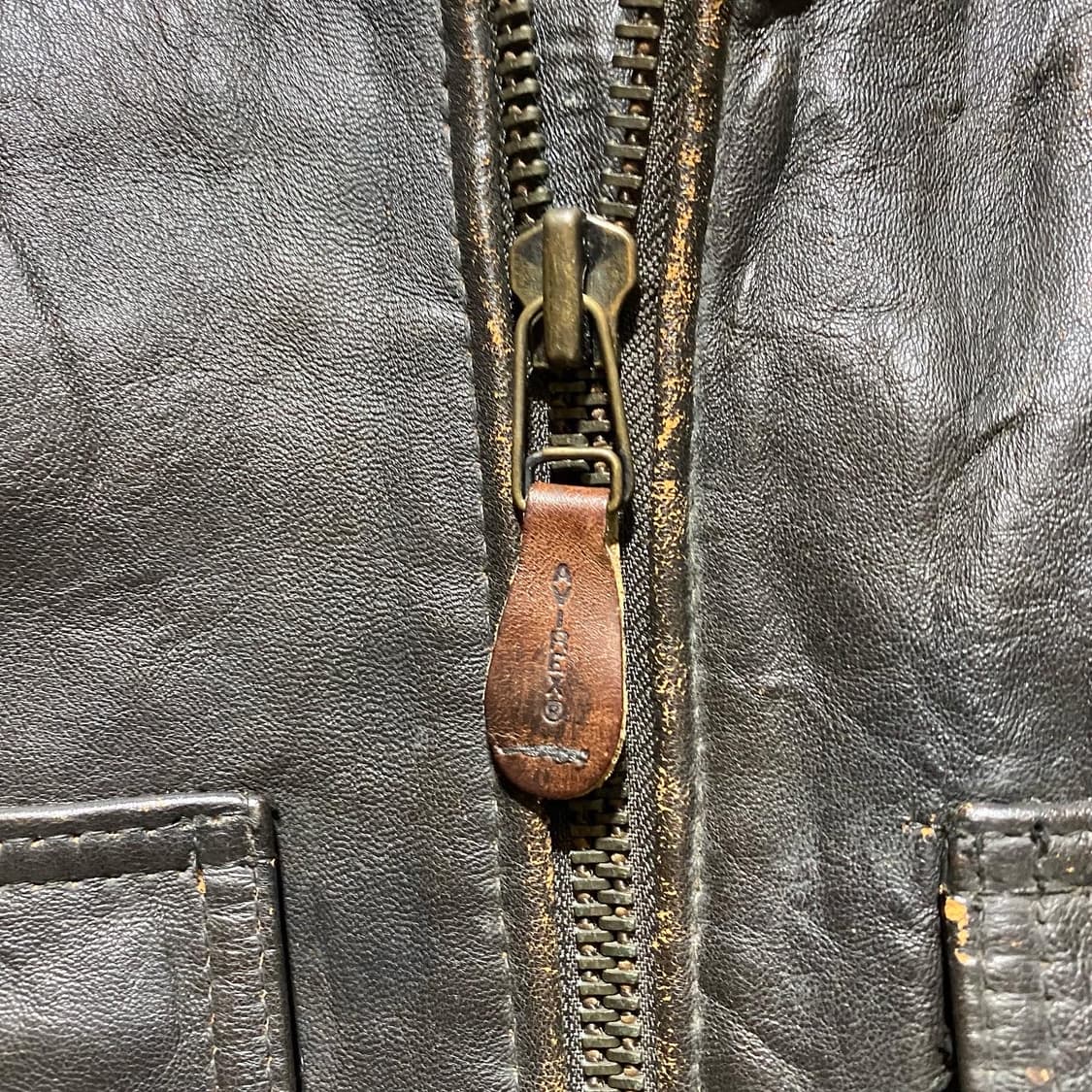 아비렉스 A-2 가죽 봄버 자켓 상품이미지5