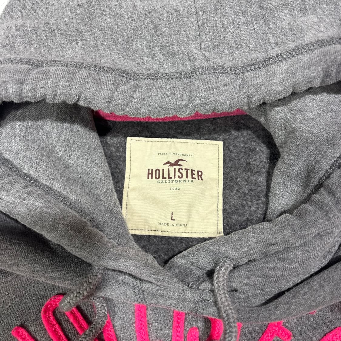 홀리스터 그레이 후드티 상품이미지3