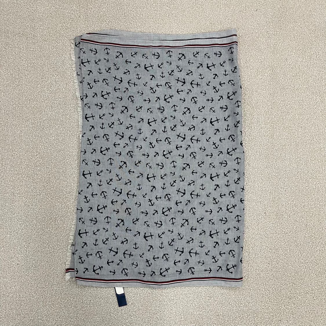 [ONE] 타미힐피거 앵커패턴 스카프 목도리 머플러 0107M1 상품이미지3