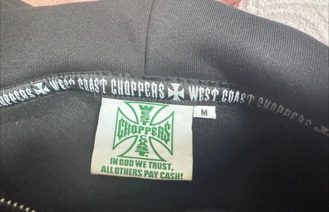 West Coast Choppers 후드집업 M 상품이미지3