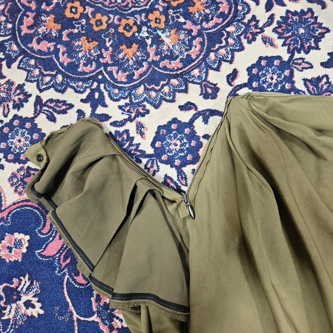 한섬 랑방(Lanvin) 레이온 셔링 스커트 상품이미지5