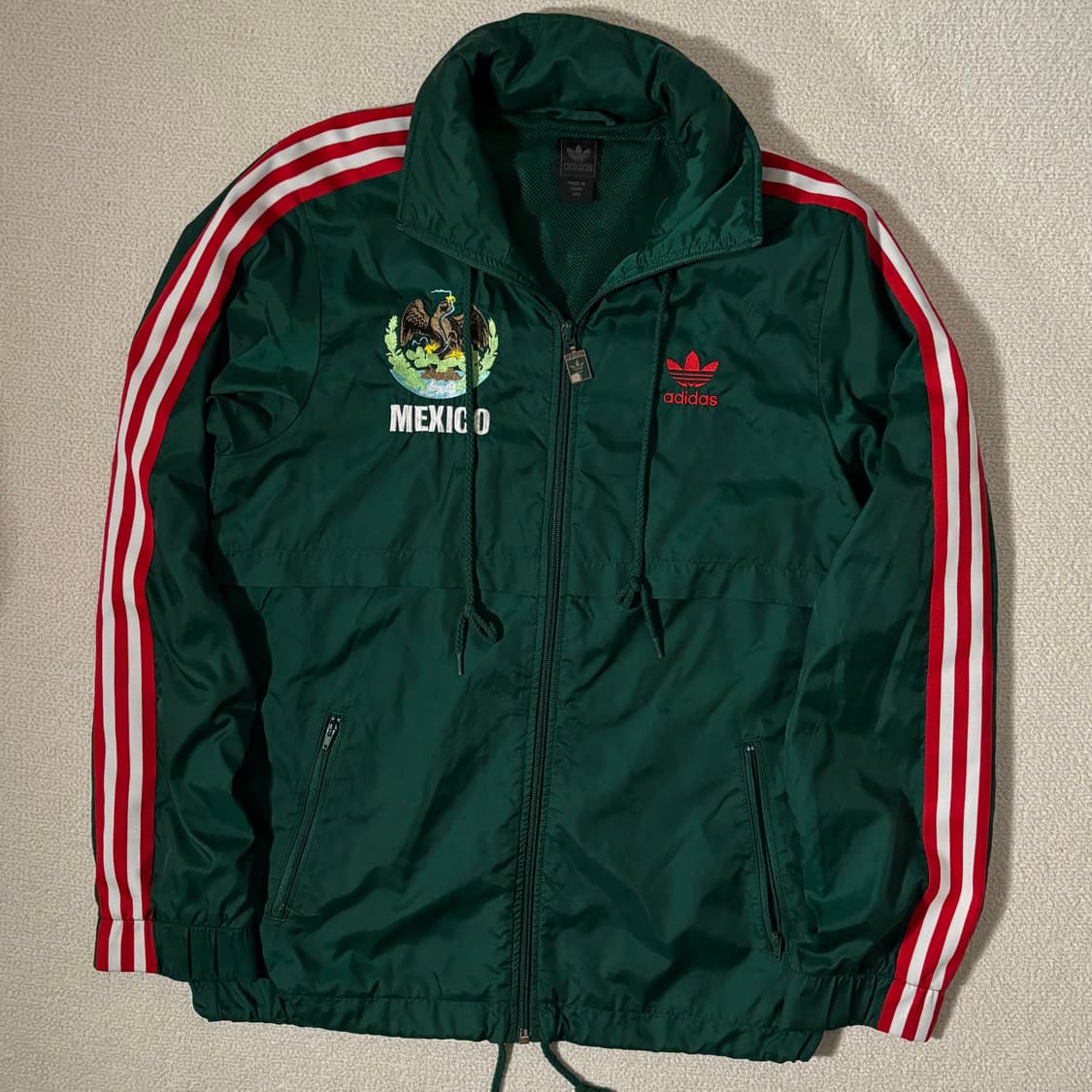 아디다스 멕시코 그린 파이어버드 바람막이 상품이미지1