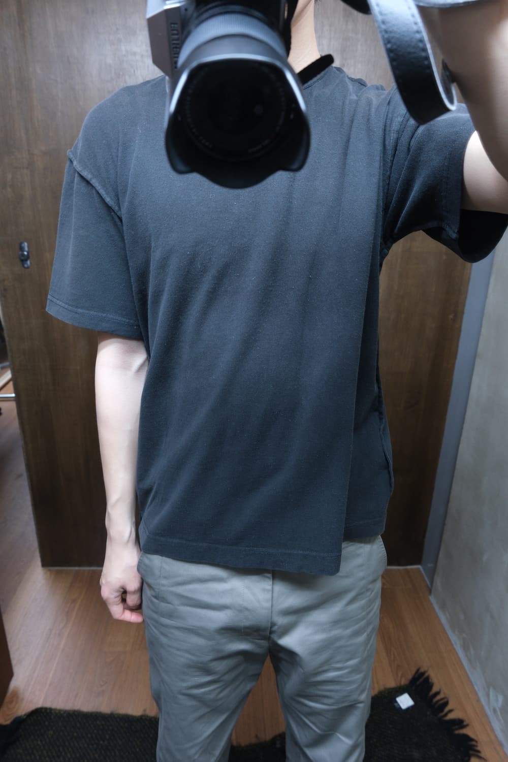 Comme des garcons homme 인사이드 아웃 반팔티 m 상품이미지8