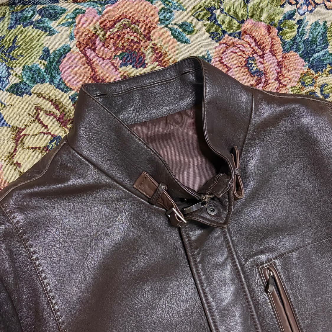 스탠드카라 양가죽자켓 상품이미지3