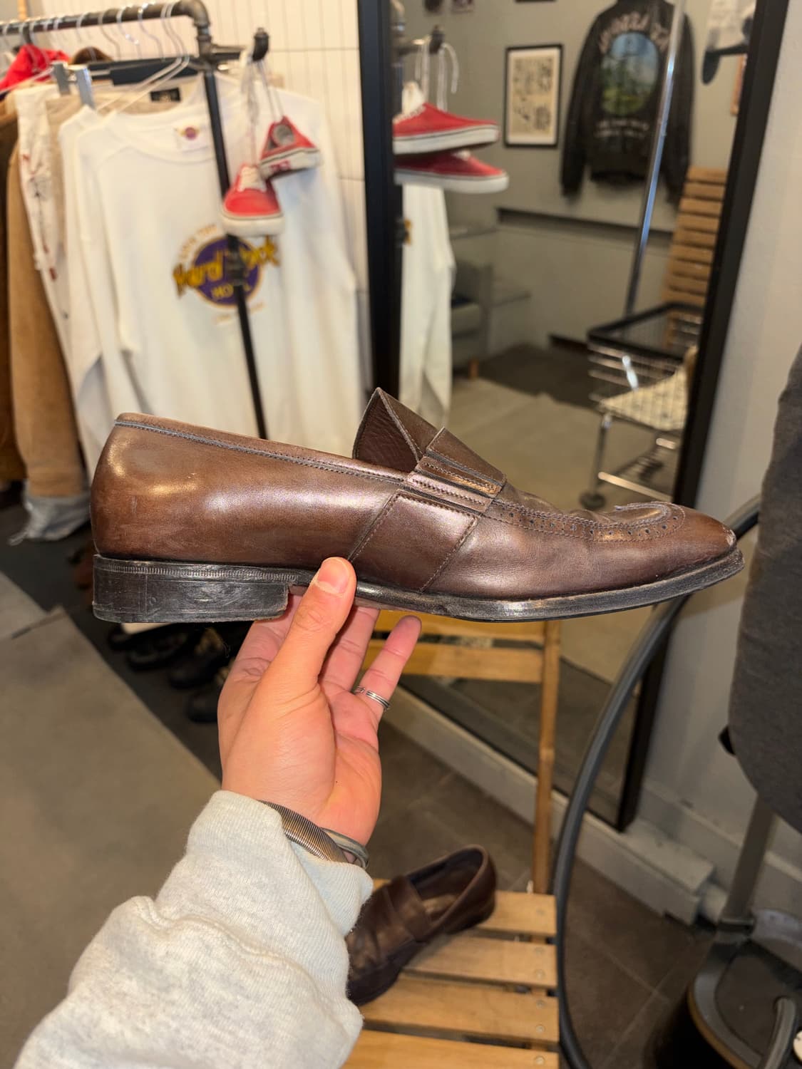 Salvatore Ferragamo Wingtip penny loafer 상품이미지7