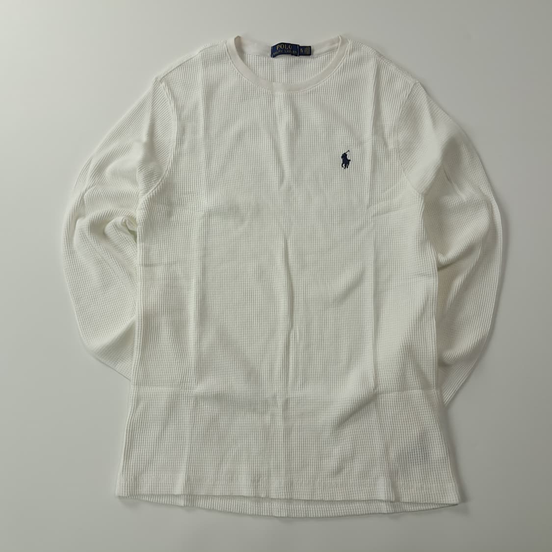 CK342 XL 폴로 화이트 와플 티셔츠 상품이미지1