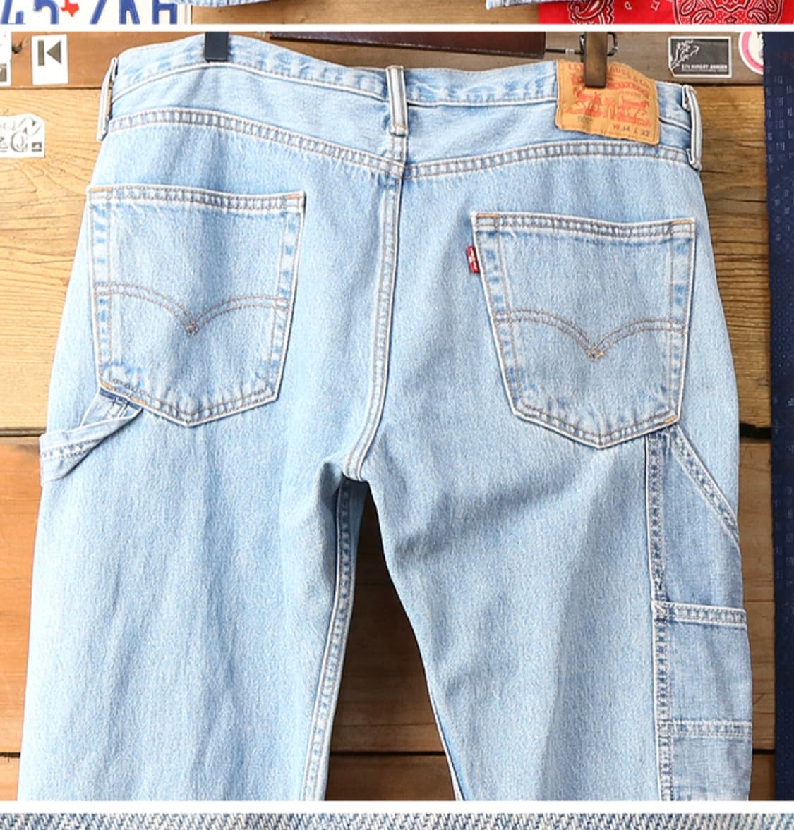 LEVIS ALTERED 502 패치워크 카펜터 데님  34-35 상품이미지4