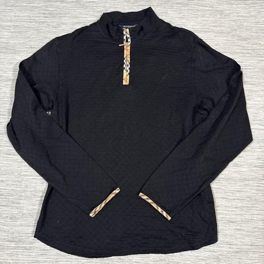 버버리 골프 블랙 m사이즈 반집업 니트  상품이미지5