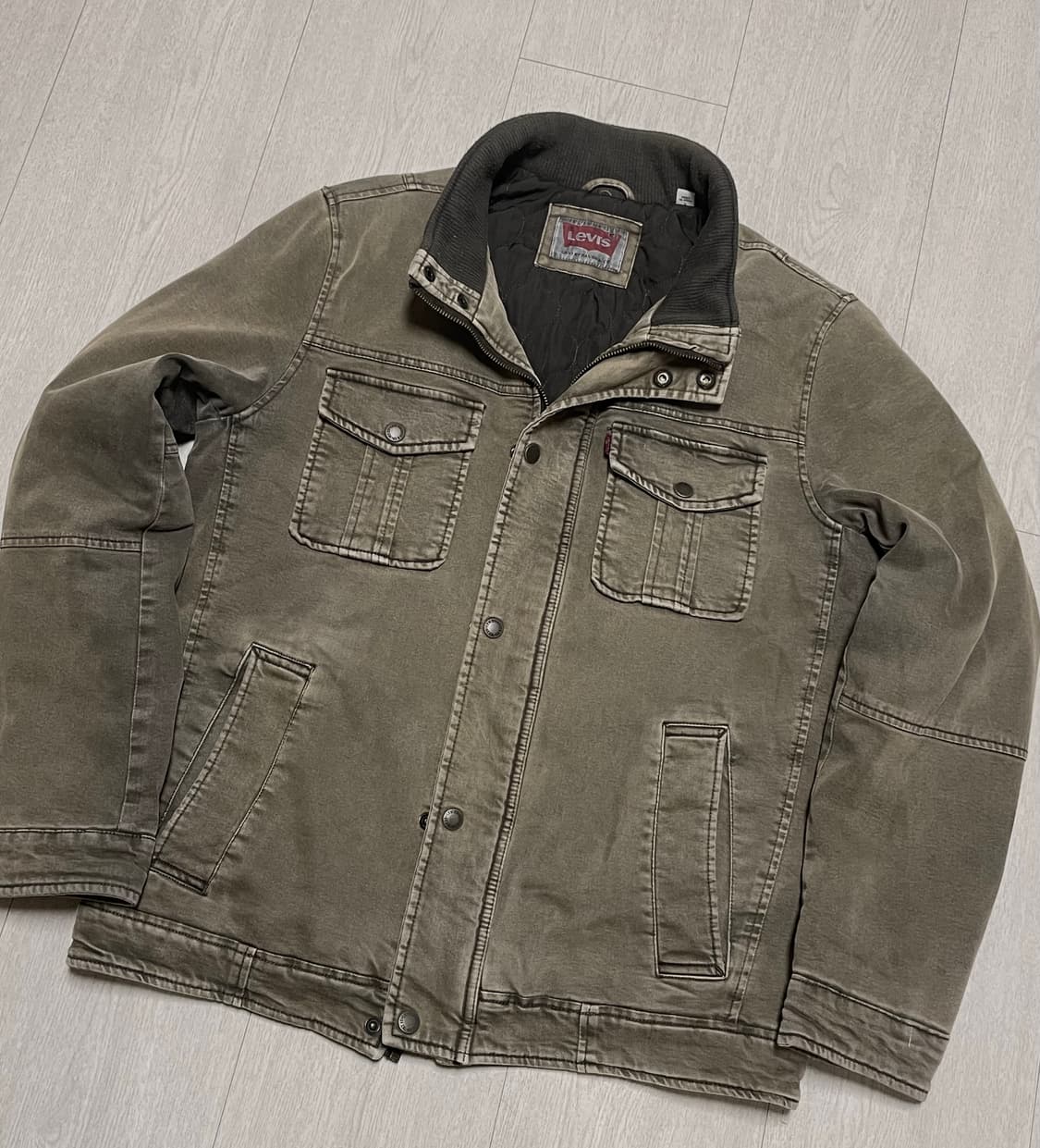 리바이스 워싱 데님자켓 (패딩) 상품이미지1