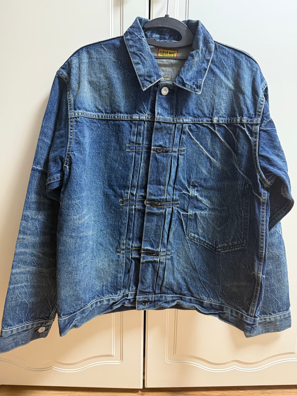(새상품)휴먼 메이드 데님 워크 자켓 퓨처 인디고 상품이미지2