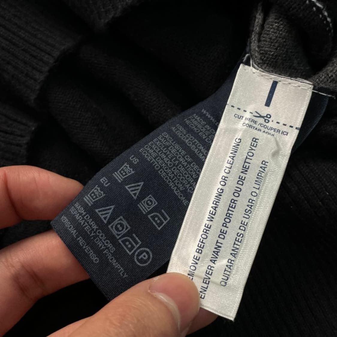 100 타미힐피거 아가일 니트  상품이미지4