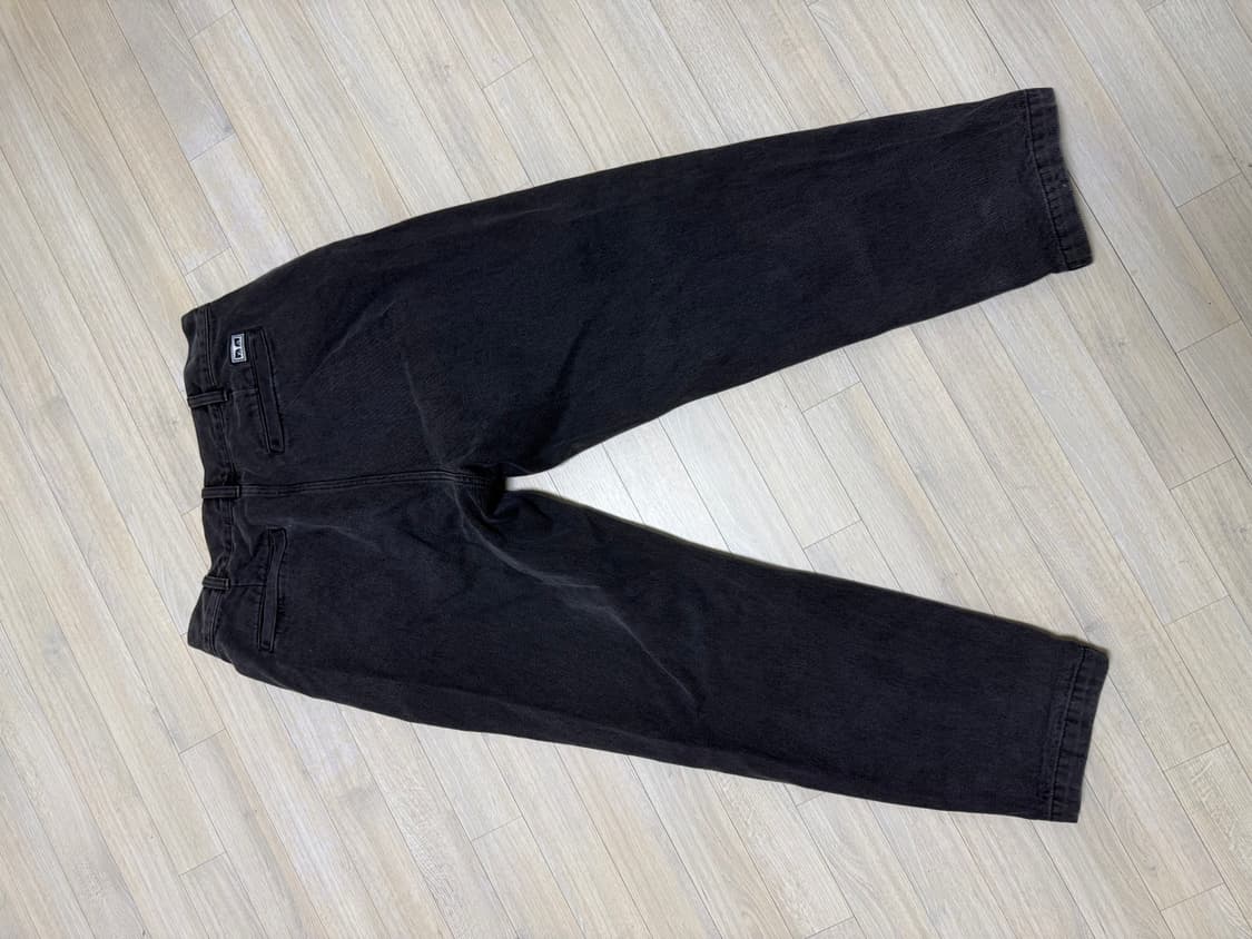 오베이 블랙데님팬츠 상품이미지3