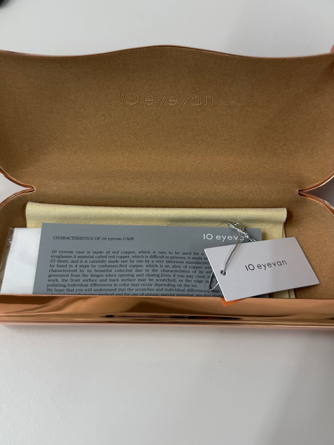 새상품 텐아이반 No.3(47) c.1s 유광실버 티타늄 안경테 상품이미지6