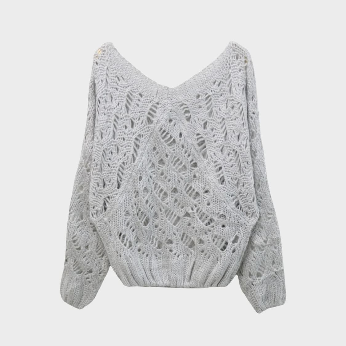 AGNEAU7  모헤어 그물 니트 63161 상품이미지2