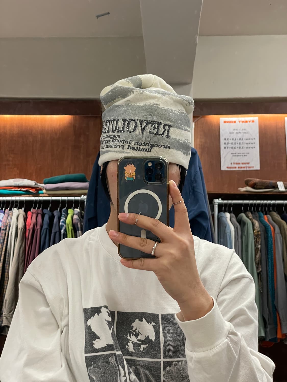 빈티지 Y2K 비니 상품이미지2