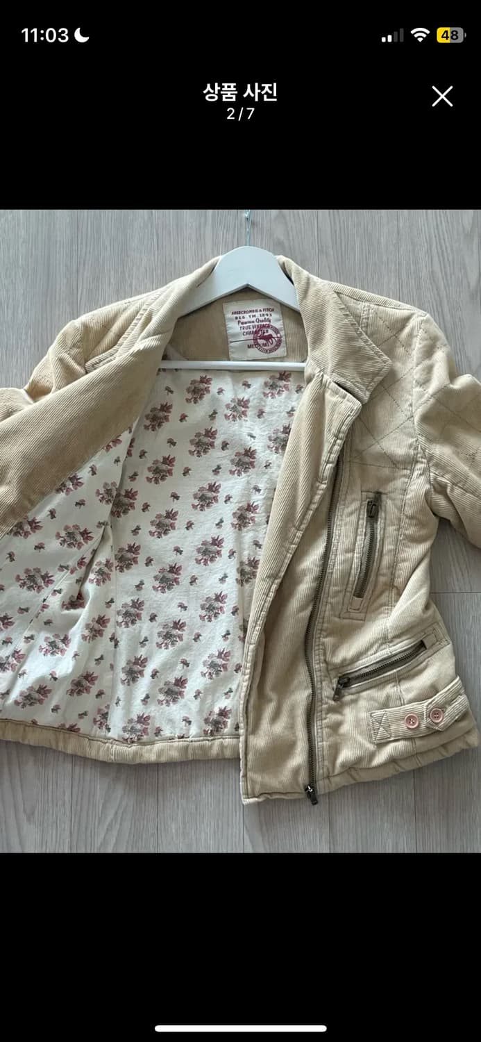 아베크롬비 코듀로이 자켓 상품이미지2