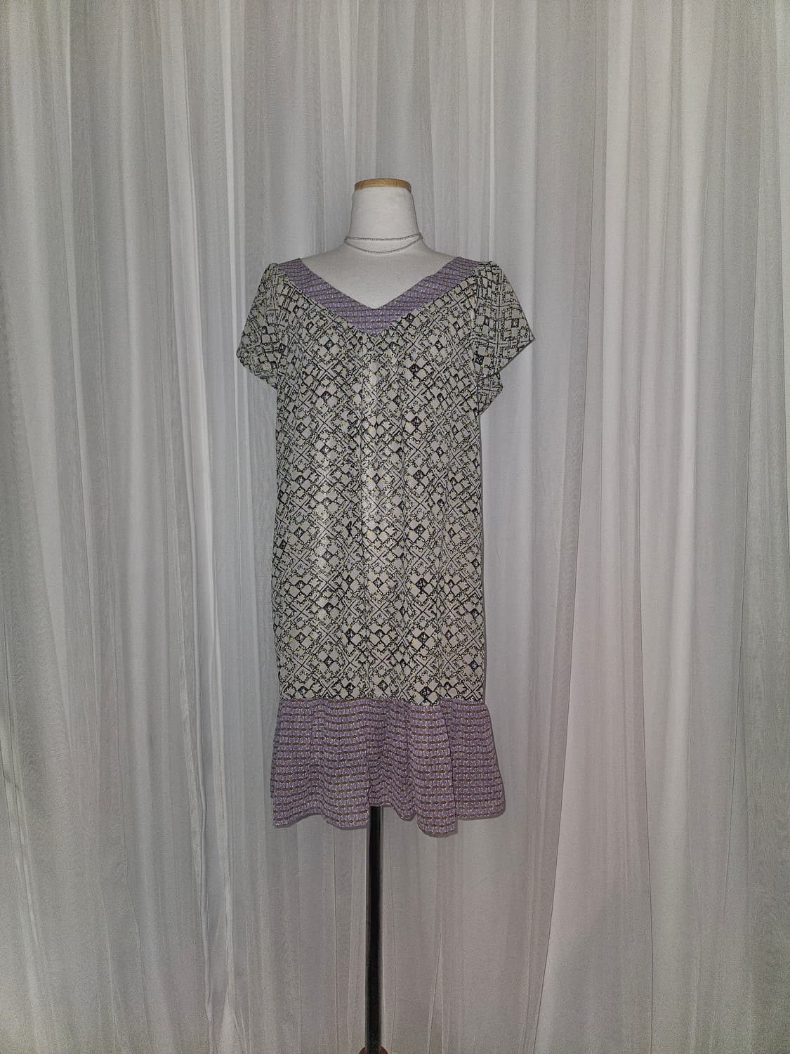 rope picnic 퍼플 포레스트 셔링 원피스 상품이미지1