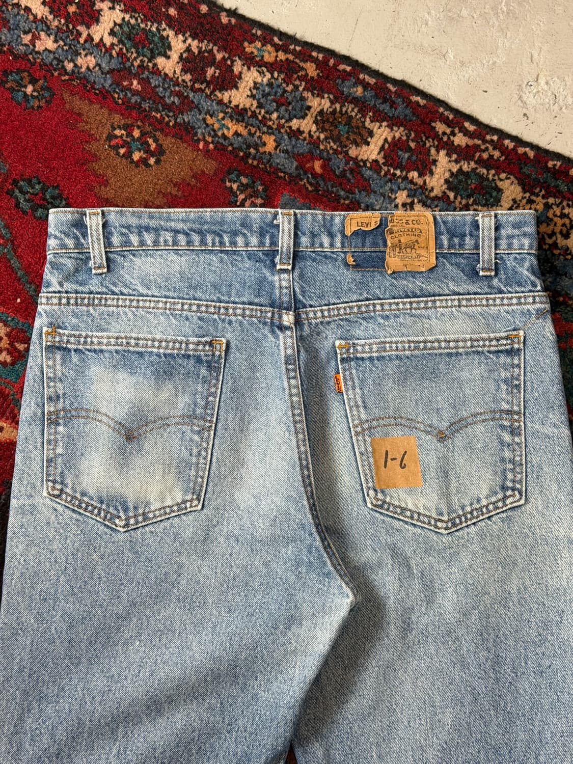 90's USA 빈티지 리바이스 517 오렌지탭 부츠컷 상품이미지6