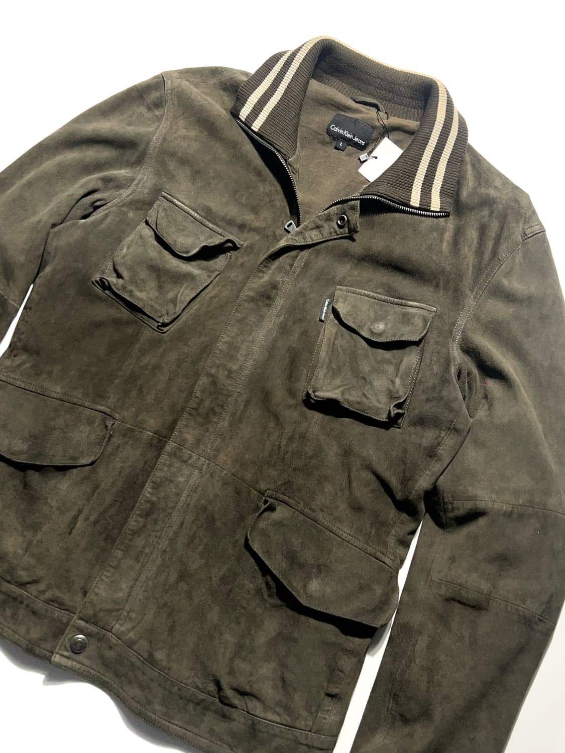  Calvin Klein Goat Suede Leather Jacket 상품이미지2