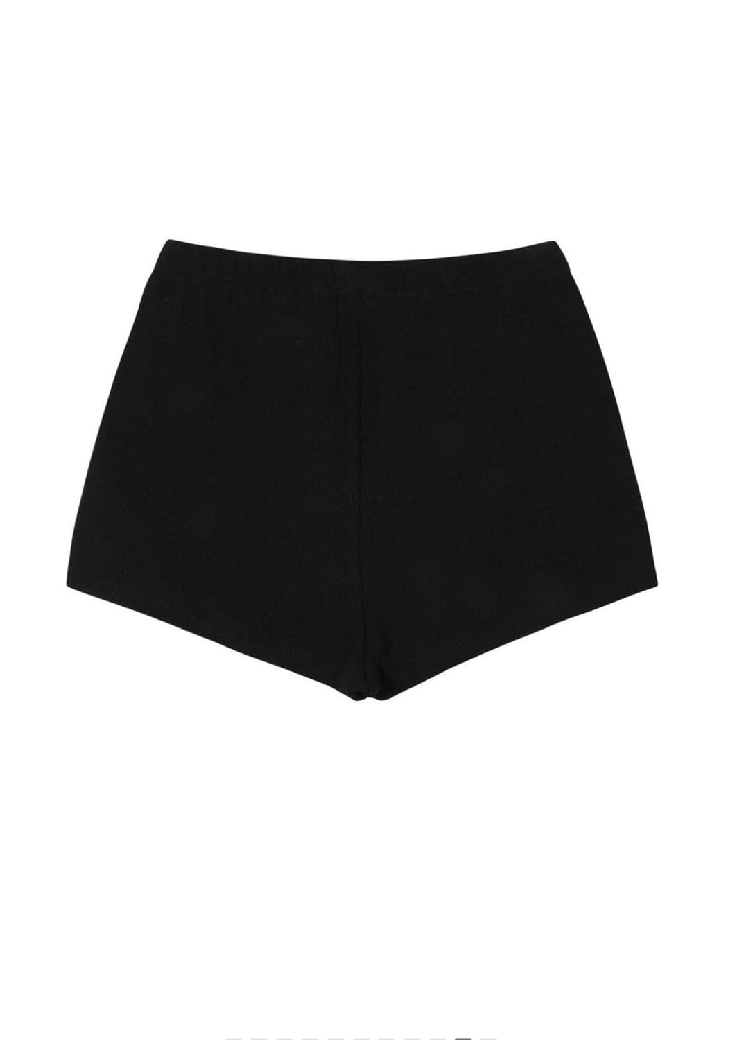 보헤미안서울 보헴서 BASIC RIBBED SHORTS, BLACK 상품이미지5