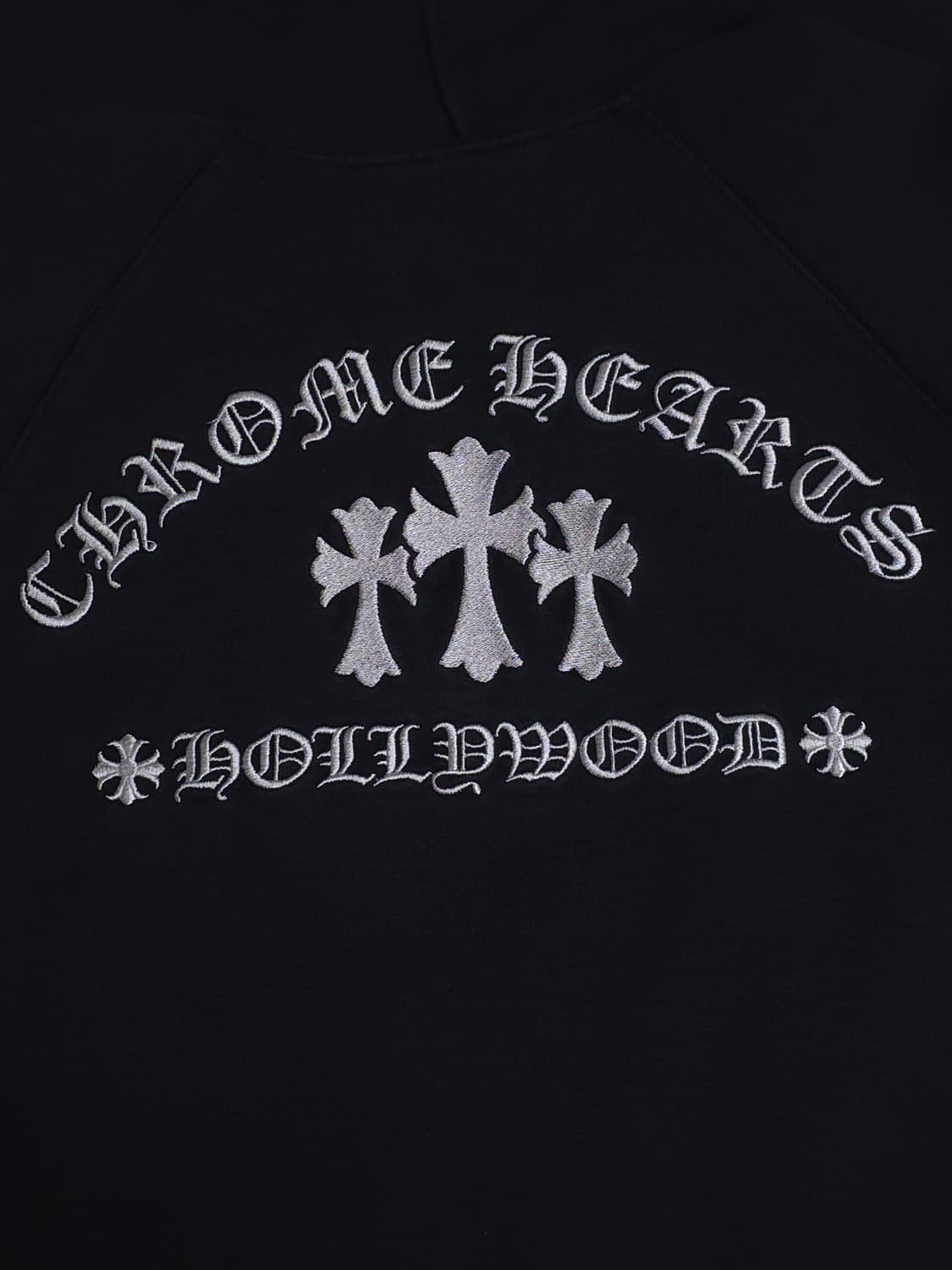 [M] 크롬하츠 세메터리 할리우드 후드집업 초판 블랙 상품이미지5