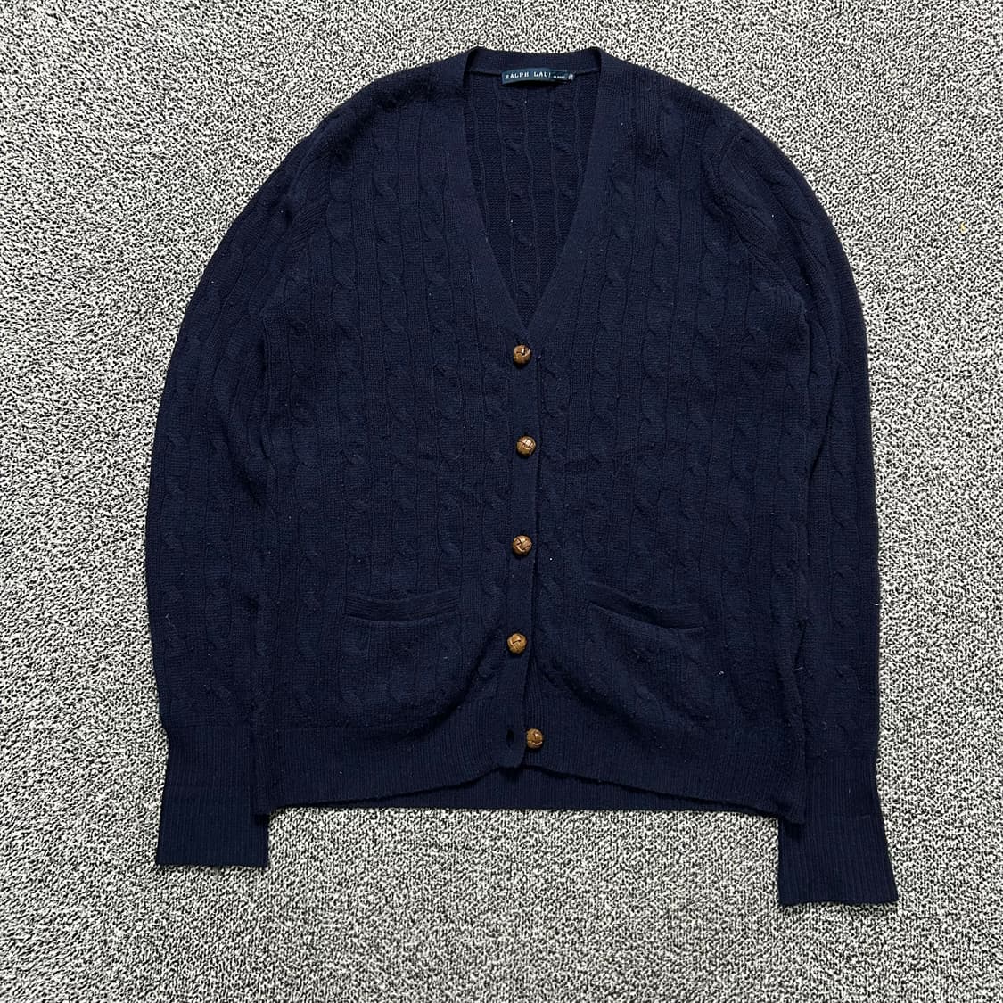 폴로 (POLO RalphLauren)네이비 꽈베기 가디건 상품이미지1