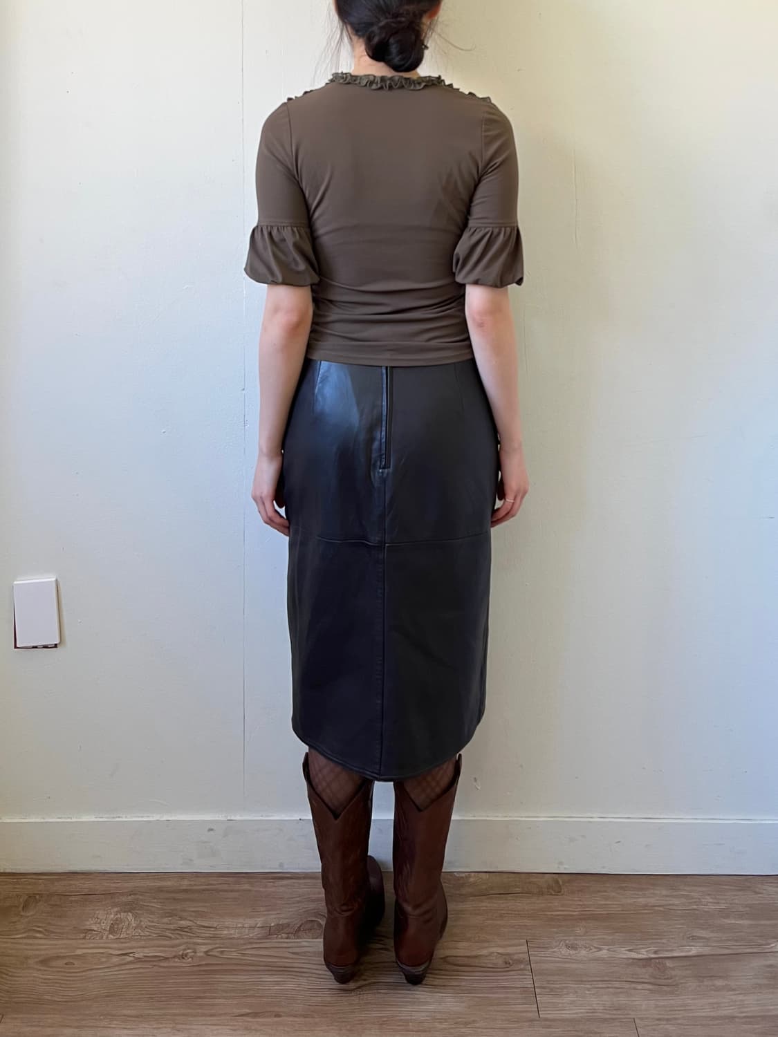 70’s Gucci 레더 스커트 상품이미지9