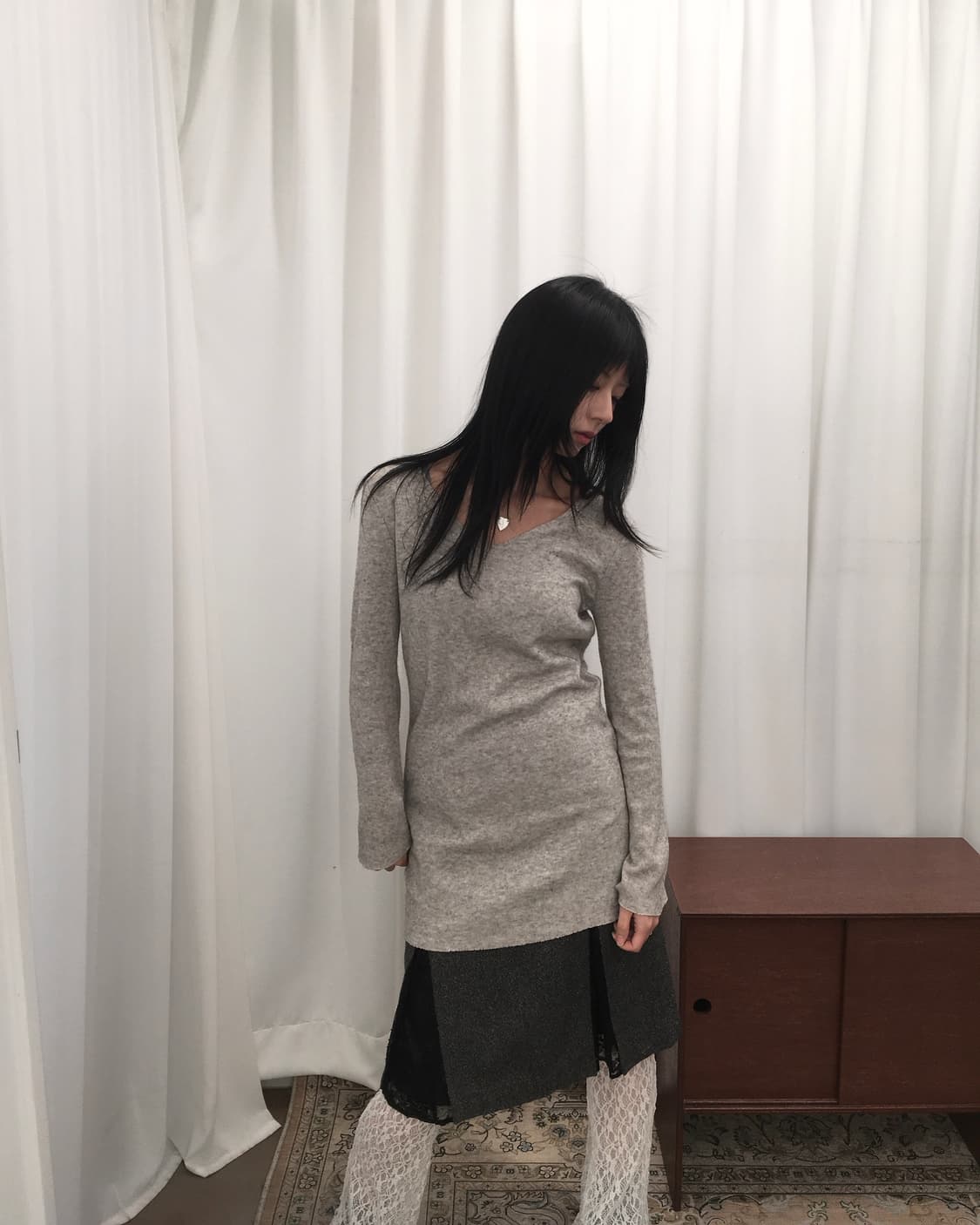 G.O.A 3 way 니트 set 상품이미지2