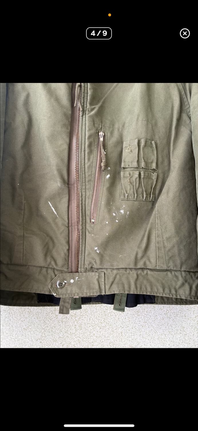 90s 캐나다군 빈티지 탱커 자켓(XL) 상품이미지4