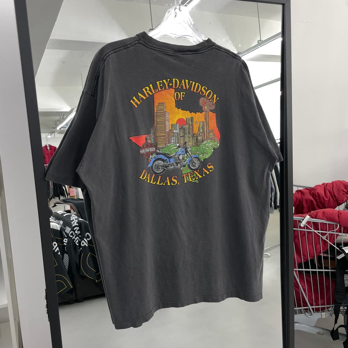 할리데이비슨 90s 94년도 싱글스티치 페이딩 이글 빈티지 반팔 티셔츠 상품이미지8