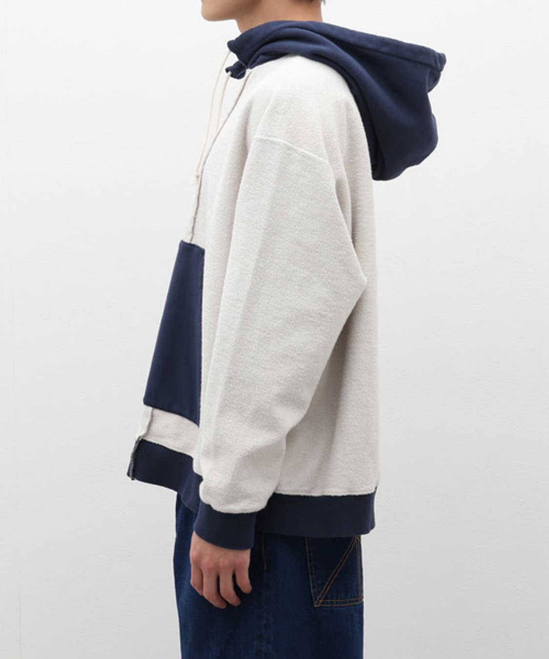 Name. Asymmetric Switching Hoodie 상품이미지8