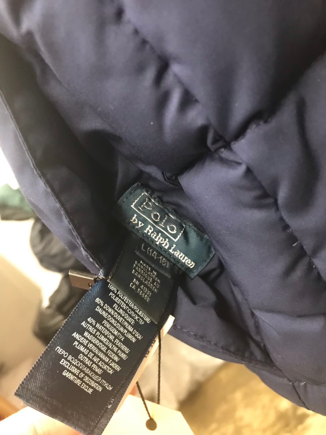 폴로 랄프로렌 리버시블 패딩 조끼 상품이미지7