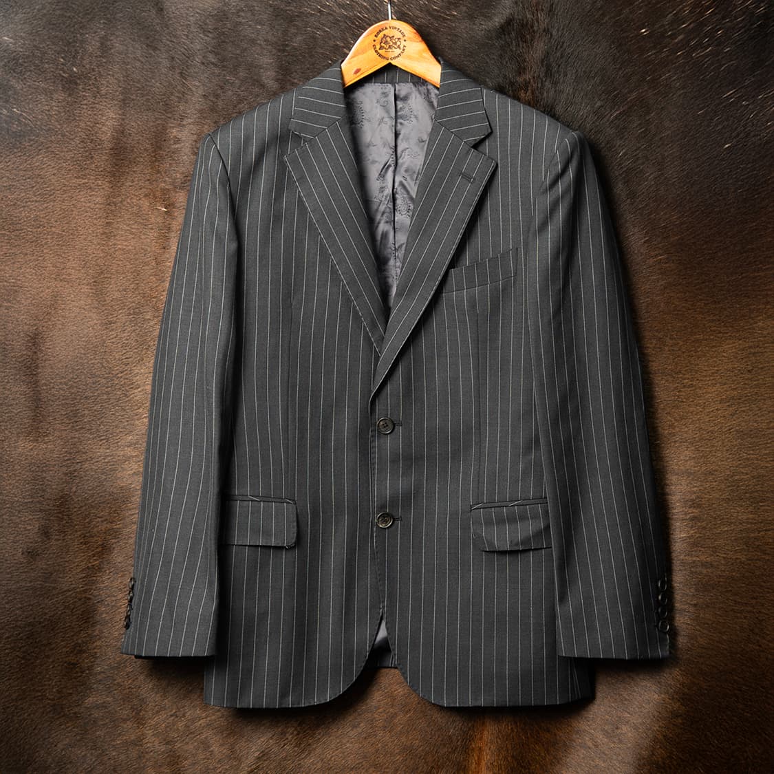 [97] 루젠블랑 에르메네질도 제냐 트래블러 원단 핀스트라이프 블레이져 상품이미지1
