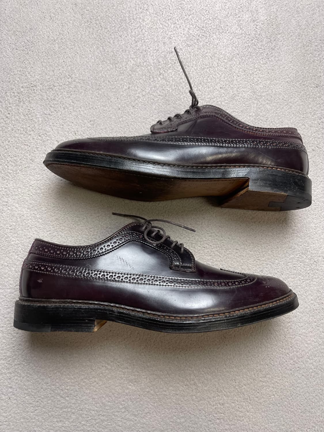 [9] 알든 975 롱윙팁  버건디 상품이미지4