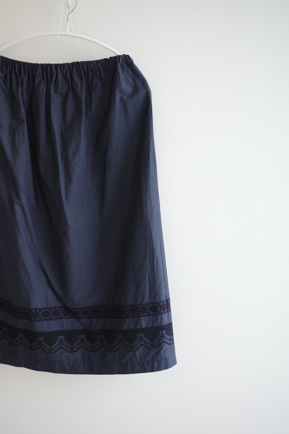 • 네이비 레이스  롱 스커트 상품이미지5